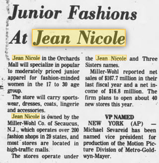 Jean Nicole - Marianne - OLD MENTION IN ST JOE PAPER 1979
